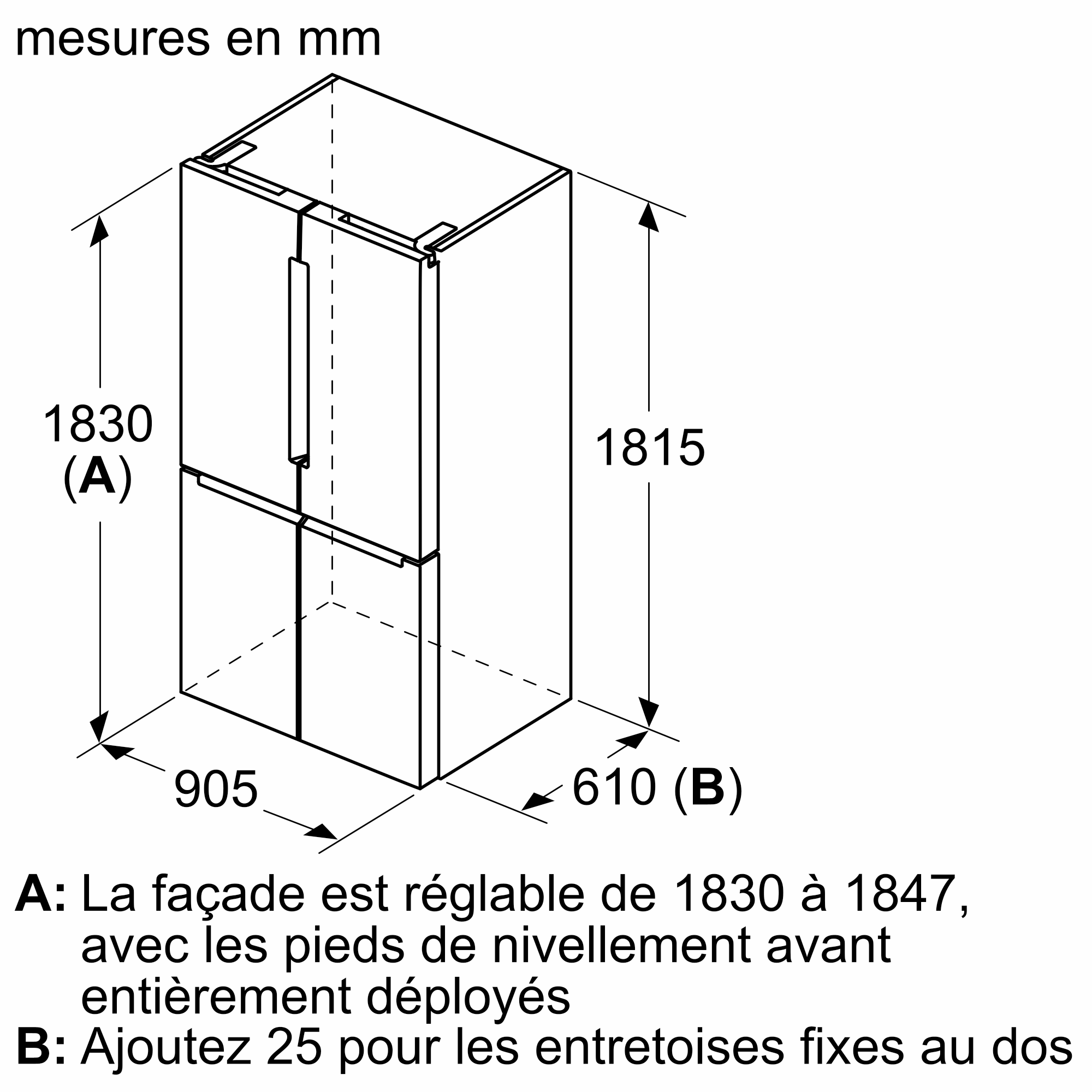 BOSCH KFN96VPEA SERIE 4 side-by-side - 183cm