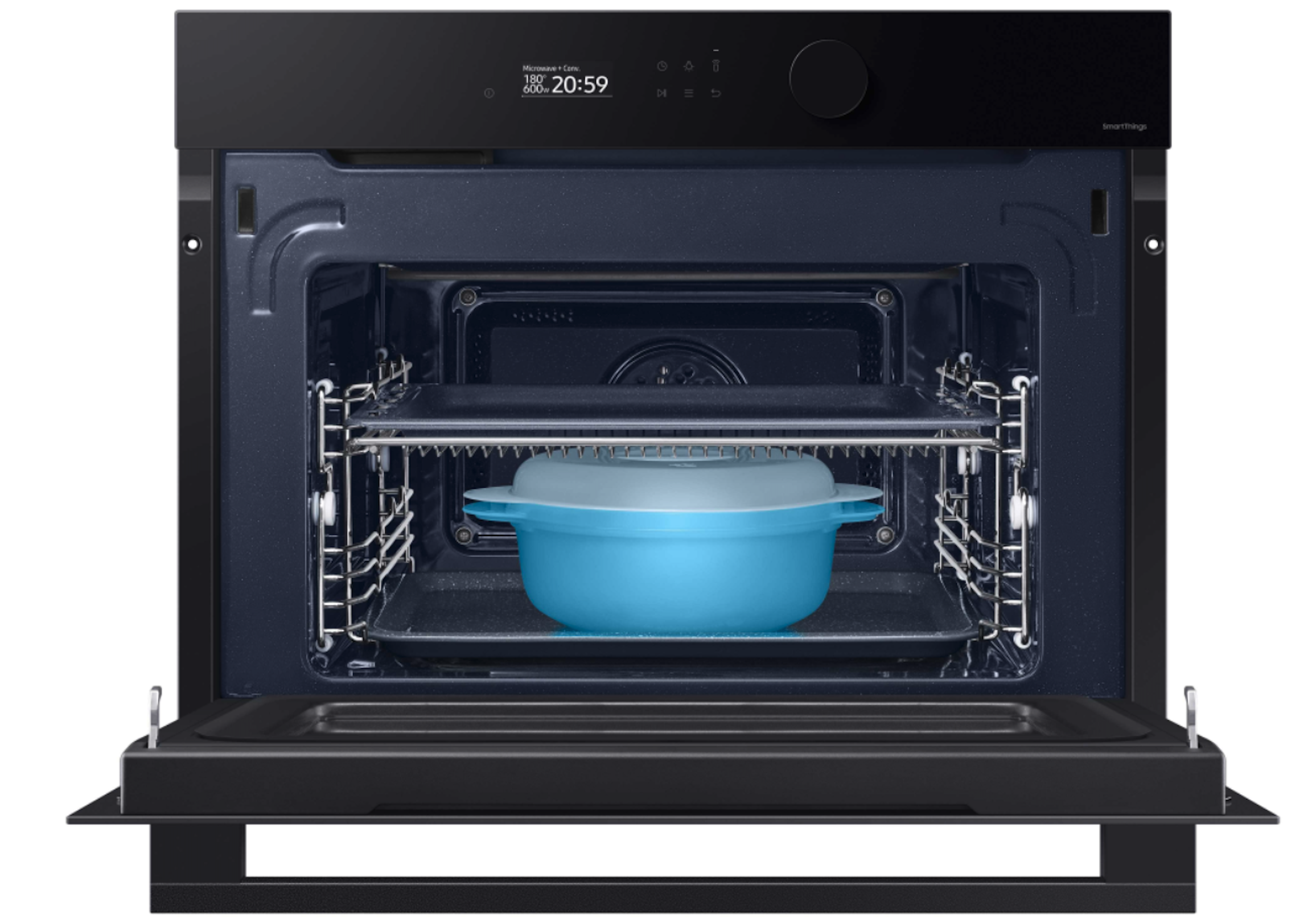 SAMSUNG NQ5B5763DBK multifunctionele oven met microgolfoven - 45cm