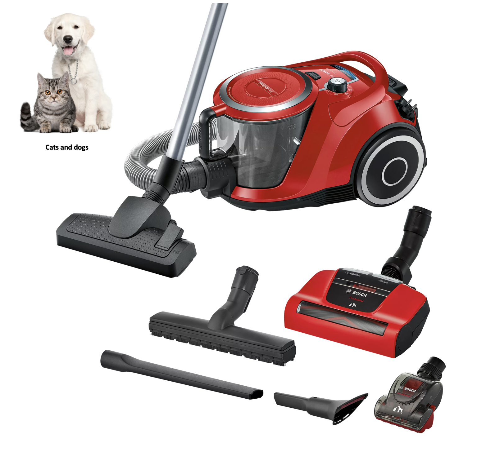 BOSCH BGS41PET1 GS-41 stofzuiger zonder zak