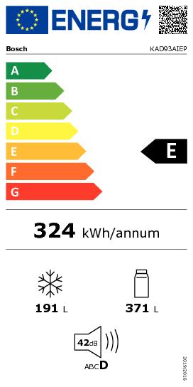 BOSCH KAD93AIEP SERIE 6 side-by-side - 179cm