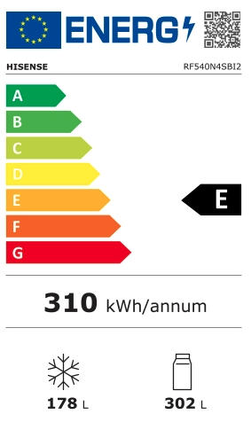 HISENSE RF540N4SBI2 side-by-side - 182cm