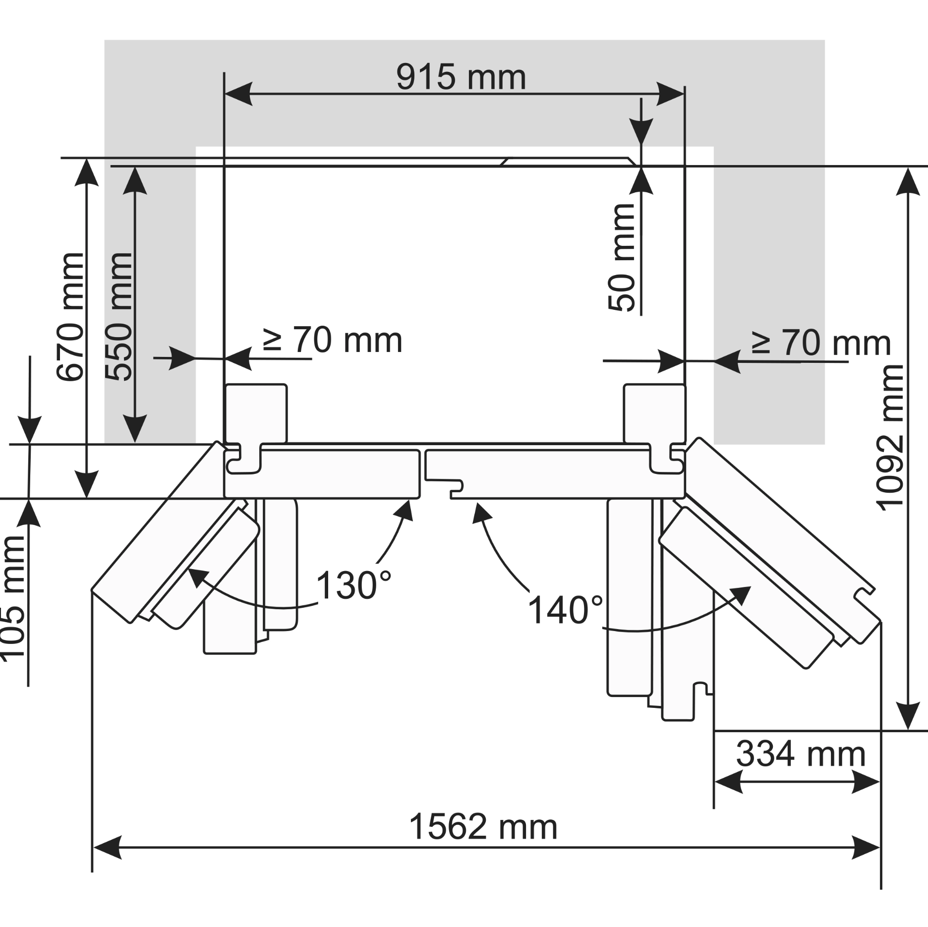 HISENSE RS711N4ACE side-by-side - 178cm